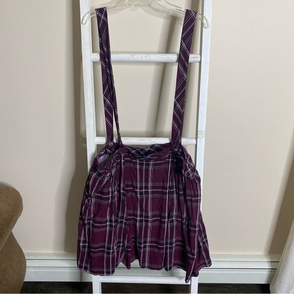 Torrid Purple Plaid Mini Challis Skirtall. Size 2. - Picture 6 of 13